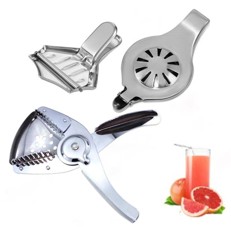 EXPRIMIDOR DE LIMÓN EN ACERO INOXIDABLE – PRÁCTICO, RESISTENTE Y EFICIENTE